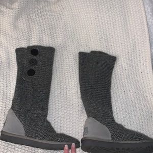 Ugg grey fold over